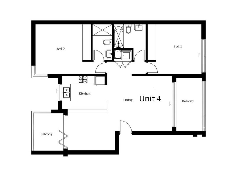 4/3-5 Gordon, Rozelle NSW 2039 Floorplan